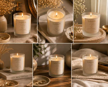 Noor Candle - A quiet glow for slower evenings