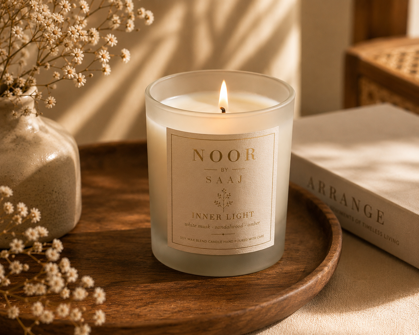 Noor Candle - A quiet glow for slower evenings
