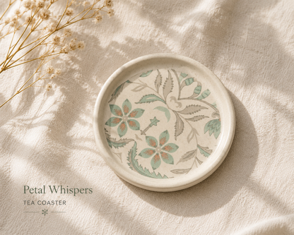 Petal Whisper Coasters  - For quiet moments
