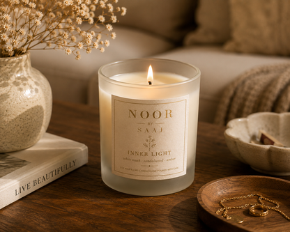 Noor Candle - A quiet glow for slower evenings