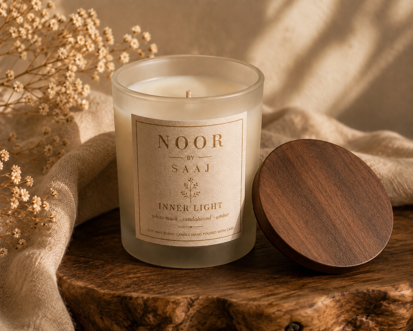 Noor Candle - A quiet glow for slower evenings