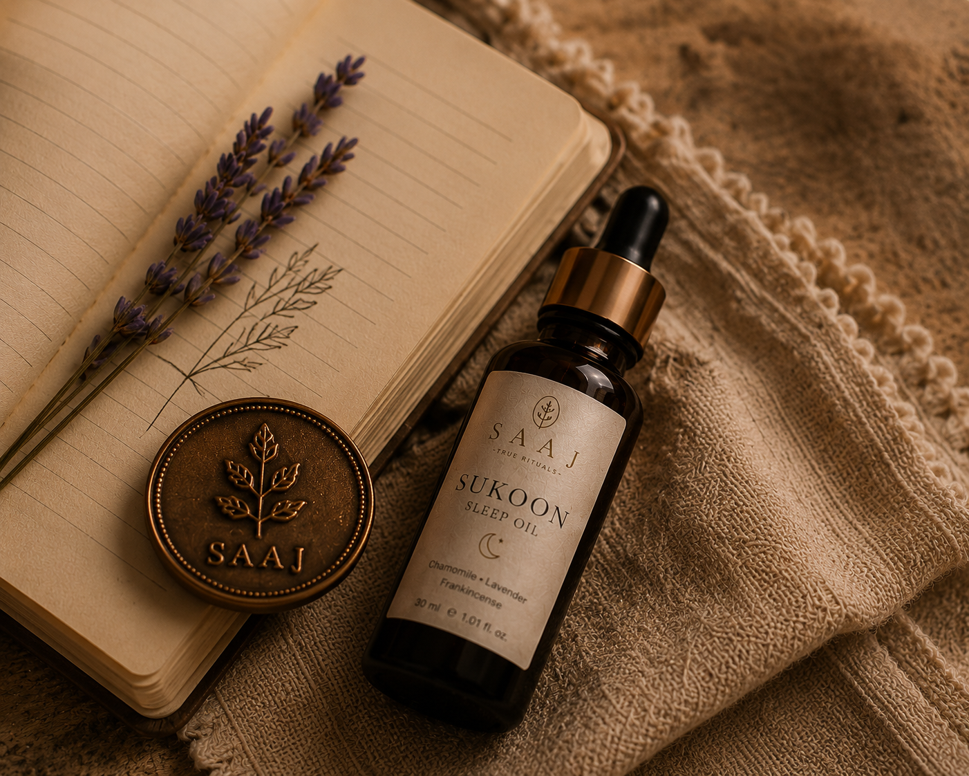 Sukoon - The Sleep Oil -A few drops to unwind and reset