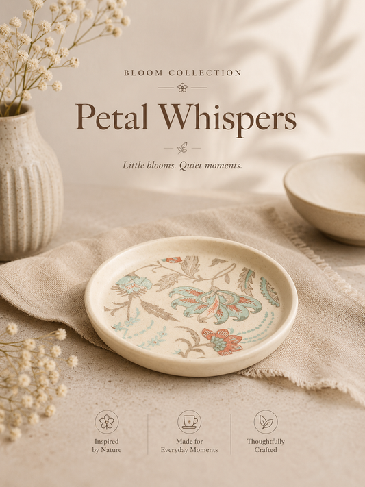 Petal Whisper Coasters  - For quiet moments