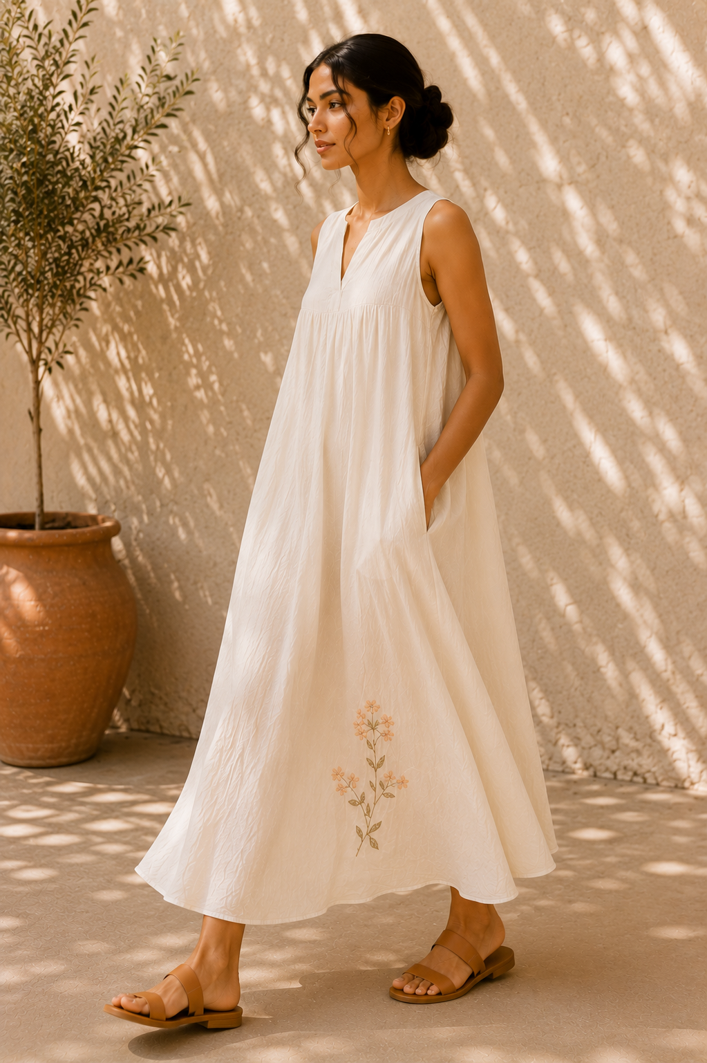 The Drift Dress - White