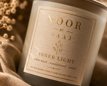 Noor Candle - A quiet glow for slower evenings