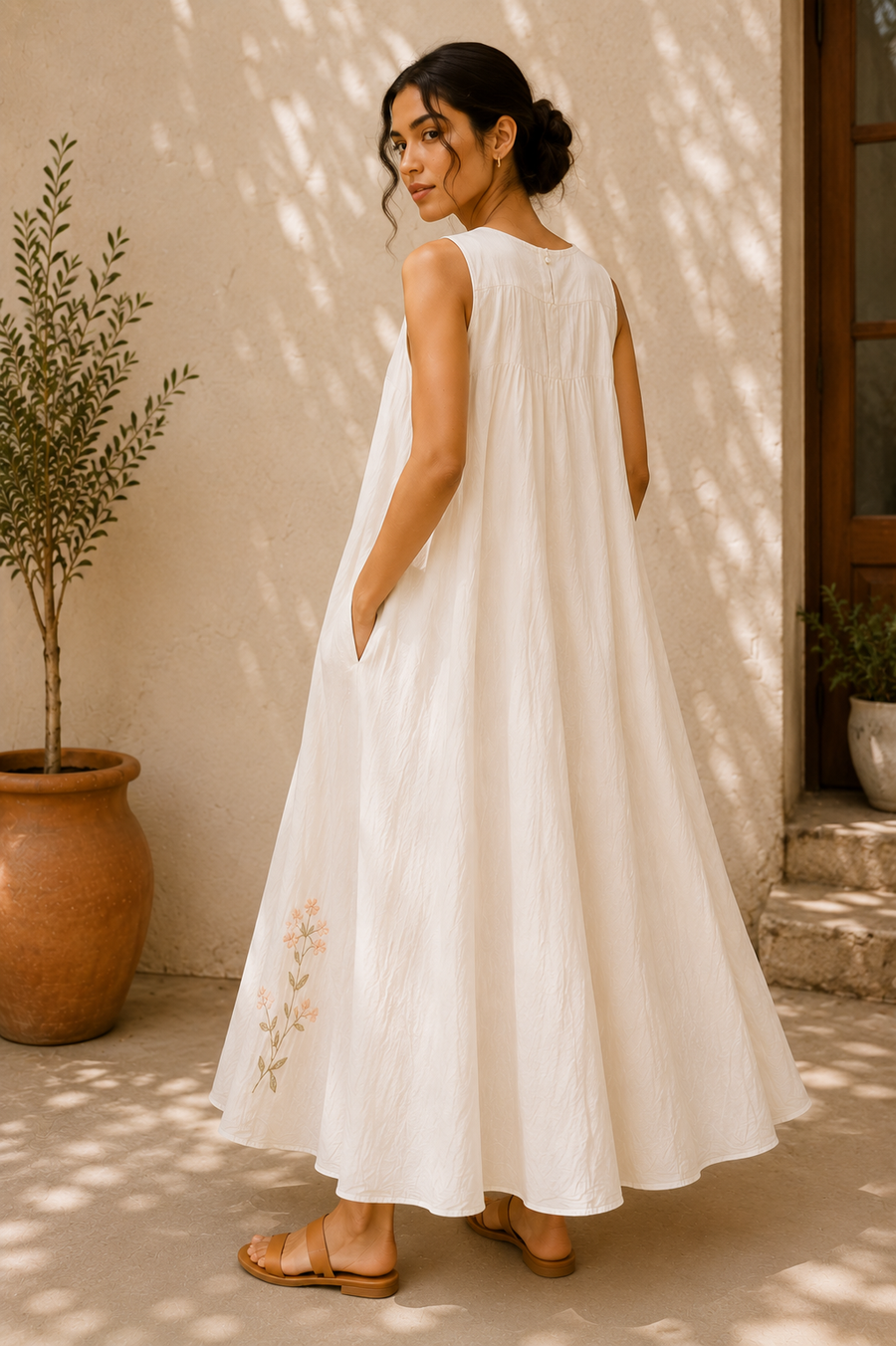 The Drift Dress - White community moment