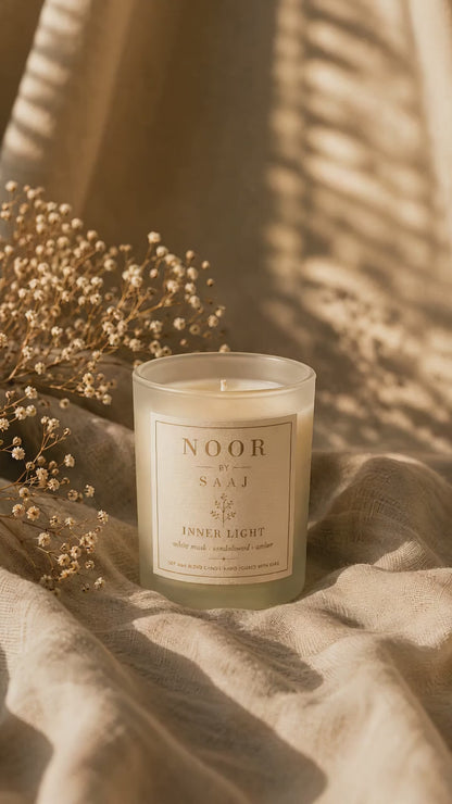 Noor Candle - A quiet glow for slower evenings