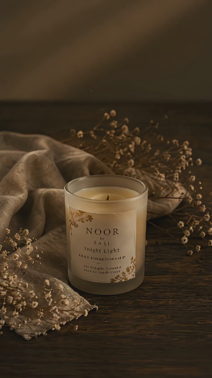 Noor Candle — SAAJ Story
