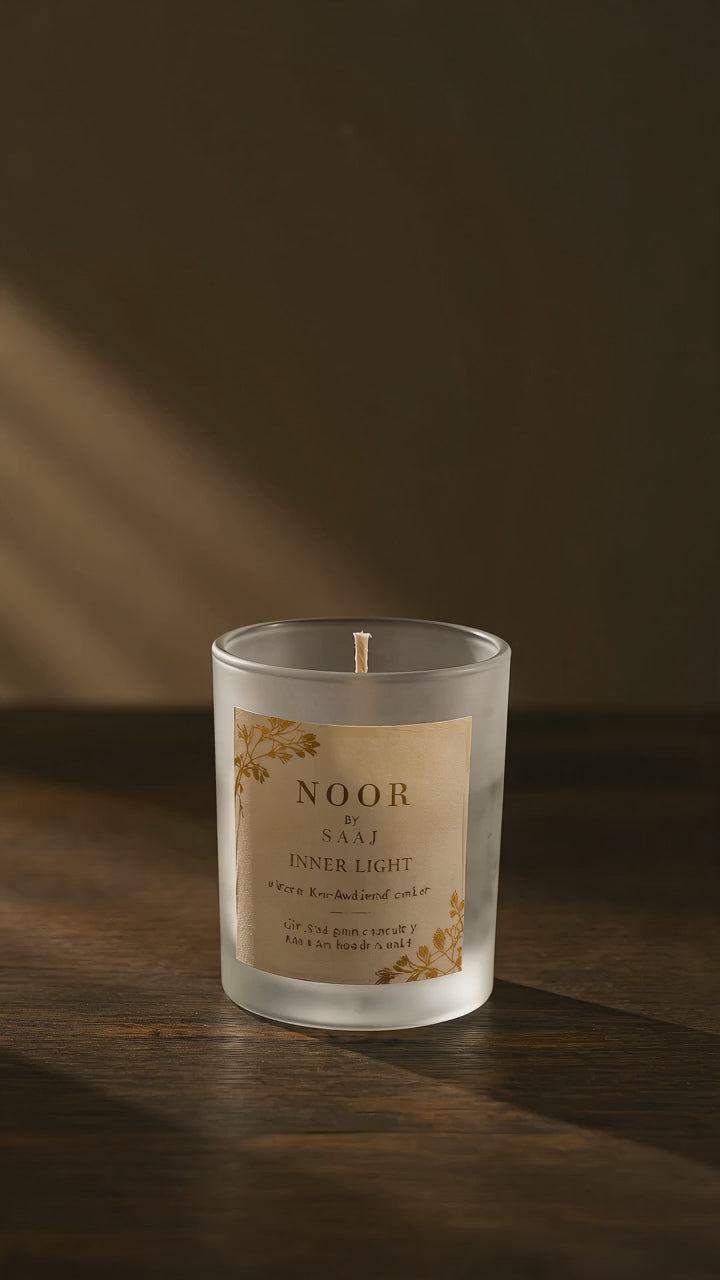 Noor Candle — SAAJ Story