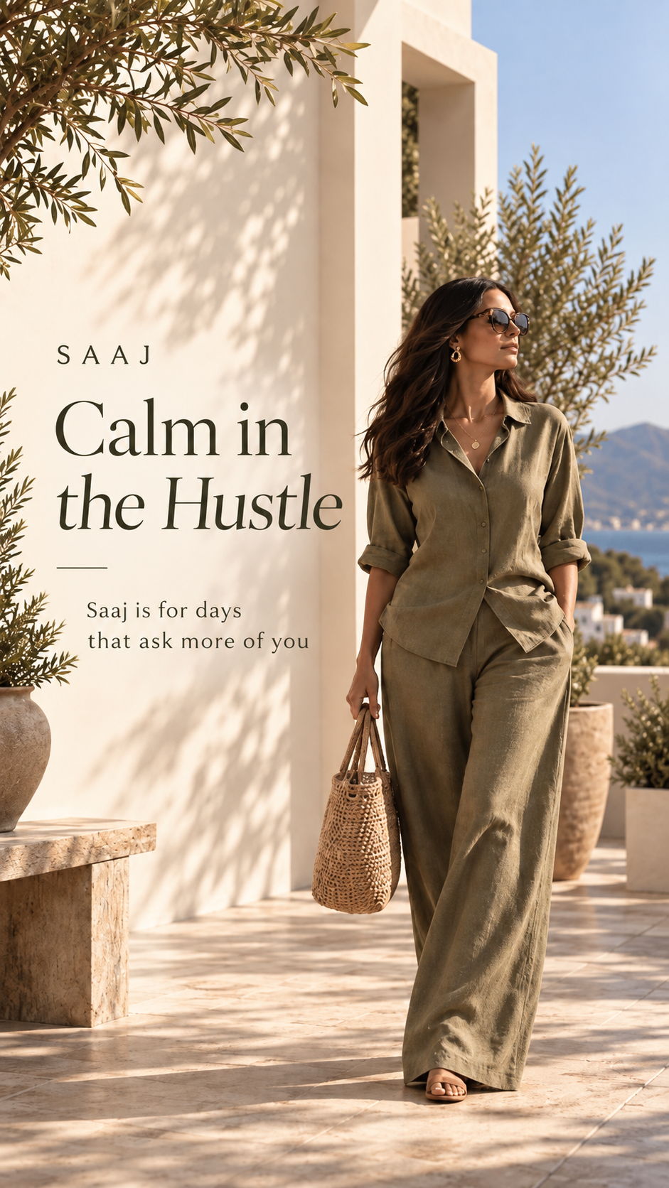 SAAJ mobile homepage banner - Calm in the Hustle