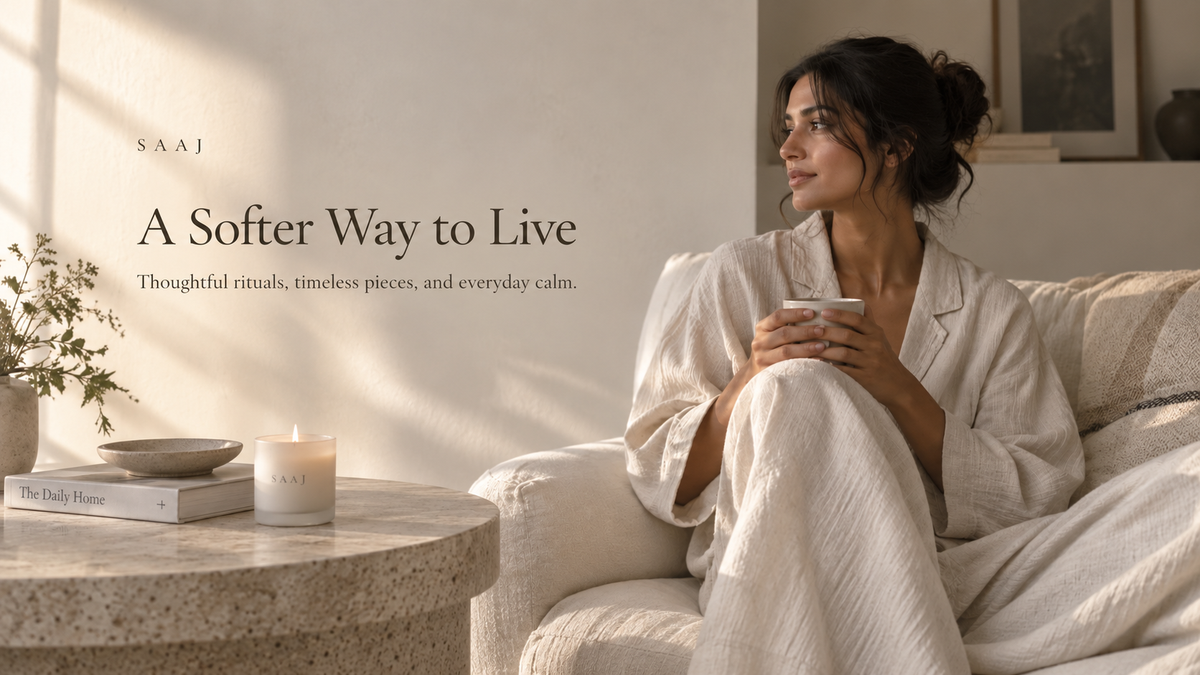 SAAJ hero desktop - A Softer Way to Live