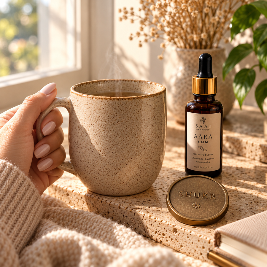 Premium editorial lifestyle photo for SAAJ morning product community gallery community moment