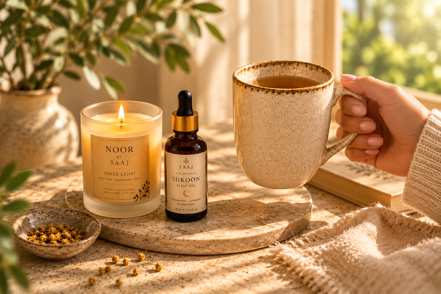Premium editorial lifestyle photo for SAAJ slow product community gallery community moment